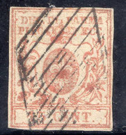 Ducato Di Parma (1857) - 25 Cent. Vermiglio Chiaro Ø - Parma