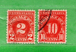 (Us.2) Stati Uniti ° - 1930 - TAXE.  Yv. 46-49. Vedi Scansioni. Used. - Portomarken