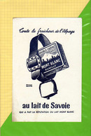 BUVARD & Blotting Paper :  Au Lait De SAVOIE  Rumilly  Double Creme - Milchprodukte