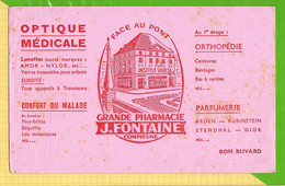 BUVARD & Blotting Paper :  Produits Pharmaceutique  Pharmacie Opticale Medicale J. FONTAINE COMPIEGNE  Rose - Produits Pharmaceutiques