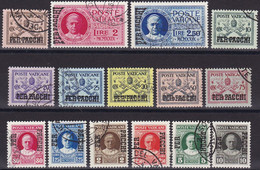 Vatican, 1931,  Pk 01/15,  Used Oo, Paketmarken - Paquetes Postales