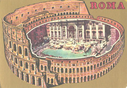 Italy:Rome, Trevi Fountain In Colosseum - Corrida