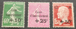 (A1) N° 253 à 255 Neuf ** Gomme D'Origine à 18% De La Cote  TTB - Unused Stamps