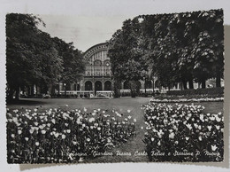 68908 Cartolina - Torino - Giardino Piazza Carlo Felice E Stazione - VG 1962 - Stazione Porta Nuova