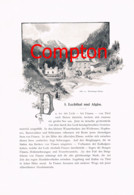 A102 312 - E.T.Compton Lechtal Allgäu Füssen Artikel Mit 5 Bildern 1896 !! - Other & Unclassified