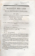 Décret Concernant Les BREVET D'INVENTIONS Du 5 Juillet 1844 - Décrets & Lois