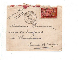 MAROC SEUL SUR LETTRE POUR LA FRANCE 1934 - Briefe U. Dokumente