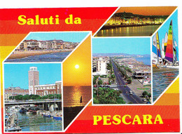 PESCARA (Italie), Saluti Da Pescara, 6 Vues, Ed. Gisi-Cart 1990 Environ - Pescara