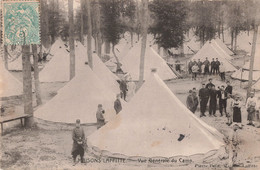 78 Maisons Laffitte Cpa  Vue Générale Au Camp  , Militaire Soldats - Maisons-Laffitte