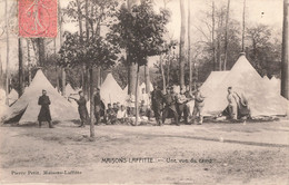 78 Maisons Laffitte Cpa  Une Vue Du Camp , Militaire Soldats - Maisons-Laffitte