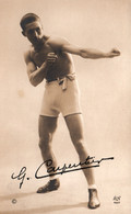 Boxe - Portrait Du Boxeur Georges G. Carpentier Avec Signature - Edition Noyer, Carte A.N. Paris Non Circulée - Boxsport