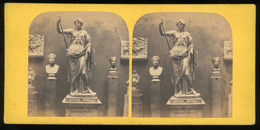 Stereoview - Roman Sculpture - Thalia - British Museum - Stereoscopi