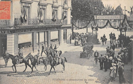 CPA 02 SOISSONS MANOEUVRES DE 1906 - Soissons