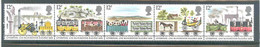 Great Britain 1980 150th Anniversary Of Liverpool And Manchester Railway Strip Of 5 MNH ** - Treinen
