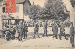 CPA 02 SOISSONS MANOEUVRES DE 1906 OFFICIERS ETRANGERS - Soissons