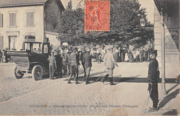 CPA 02 SOISSONS MANOEUVRES DE 1906 DEPART DES OFFICIERS ETRANGERS - Soissons