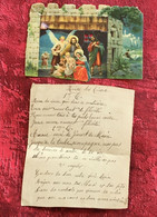 Manuscrit Chant Religieux Marie"Reine Des Cieux"+Chromo Découpais-☛Nativité Noël Provence-Christmas-☛Religion Esotérisme - Religión & Esoterismo