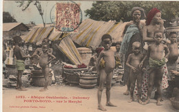 Porto-Novo Dahomey - Sur Le Marché - Fortier N° 3023 Afrique Occidentale - - Dahomey