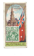 Chromo Australie Australia BOMBELA SYDNEY Océania Drapeau Timbre Flag Stamp 1930s 2 Scans Rare 60 X 30 Mm Pub: Victoria - Victoria