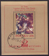 Poland 1978 MI Bl. 73 Grunwald Battle, World Philatelic Exhibition - Praga 78 / Mini Sheet Block / Cancelled - Used Stamps