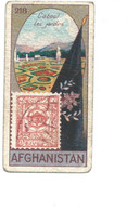 Chromo AFGHANISTAN Kaboul Les Jardins Flag Stamp  En L'état Voir Les 2 Scans Rare 60 X 30 Mm Pub: Chocolat Victoria - Victoria
