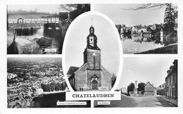 CHÂTELAUDREN - Les Ecluses - L'Etang Et L'Esplanade Du Château - Le Calvaire - L'Eglise - Châtelaudren