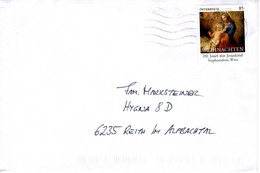 Brief Von 6000 Briefzentrum Tirol Mit 85 Cent Weihnachten Stephansdom Wien 2021 - Storia Postale