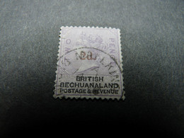 BECHUANALAND :  N° 25 OBLI.   1888       Surchargé 2d - 1885-1895 Colonia Britannica