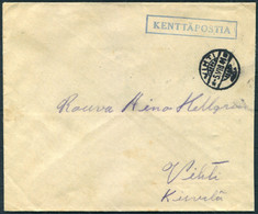 1941 Finland Kenttapostia Fieldpost Feldpost Cover - Militares