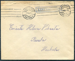 1941 Finland Kenttapostia Fieldpost Feldpost Cover - Militair