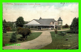 LONDON, ONTARIO - PAVILION, SPRINGBANK PARK - TRAVEL IN 1907 - THE VALENTINE & SONS PUB. CO LTD - - London