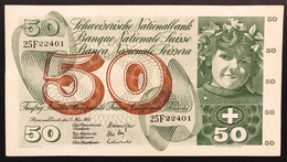 Svizzera Suisse Switzerland 50 Francs Franken Franchi 1968 Spl+ LOTTO 3687 - Switzerland