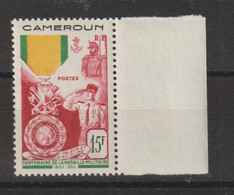 Cameroun 1952 Médaille Militaire 296, 1 Val ** MNH - Unused Stamps