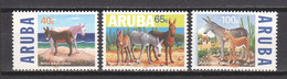 Aruba 1999 Mi 229-231 MNH WILD DONKEY - Curazao, Antillas Holandesas, Aruba
