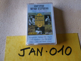 COUNTRY MUSIC EXPRESS K7 AUDIO EMBALLE D'ORIGINE JAMAIS SERVIE... VOIR PHOTO... (JAN 010) - Cassettes Audio