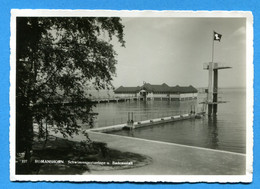 Val250, Romanshorn, Schwimmsportanlage, Badeanstalt, Drapeau Suisse, 197, GF, Circulée 1943 - Romanshorn