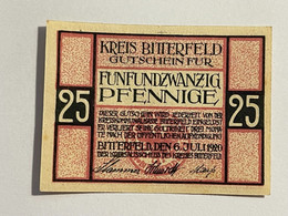 Allemagne Notgel Bitterfeld 25 Pfennig - Collections