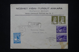 TURQUIE - Enveloppe Commerciale De Istambul Pour La Suisse En 1946 - L 113049 - Lettres & Documents