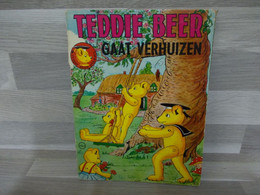 Boek - Kinderboekje Oud - Teddie Beer Gaat Verhuizen - Teddie Beer Boekjes - Anciens
