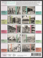 Nederland NVPH 3576-85 V3576-85 Vel Architectuur Wederopbouw 2017 Postfris MNH Netherlands Architecture - Unused Stamps