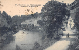 25 - Remonot - La Route De Pontarlier - Le Doubs - Hôtel De La Grotte - Voiture - N°1 - Altri Comuni
