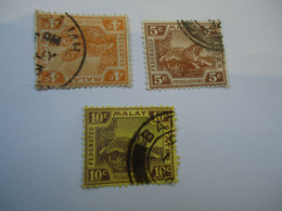 MALAY  MALAYSIA  USED STAMPS    ANIMALS - Malayan Postal Union