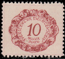 Liechtenstein Taxe 1920. ~ T 2/6/8* - Timbres Taxe - Segnatasse