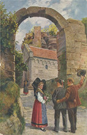 CPA Illustrateur Hoffmann Auf Hochbarr Bei Zabern - Hochbarr Près De Saverne - Hoffmann, Ad.