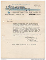 CANADA MONTREAL COURRIER 1946  A. SCHACHTER  Wholesale Importers& Manufacturers * B6 - Canada