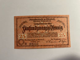 Allemagne Notgel Osterholz 25 Pfennig - Collections