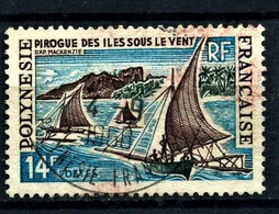 POLYNESIE FRANCAISE.   " Pirogue Des Iles Sous Le Vent - N° 39 - 1966 - Usati