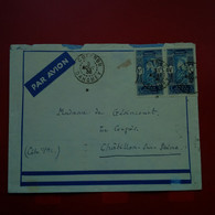 LETTRE A.O.F COTONOU POUR CHATILLON SUR SEINE POSTE AERIENNE - Briefe U. Dokumente