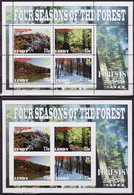 Lundy - 2011 - Europa Thema & Forests - 2.Mini S/Sheet (imp.+perf.) Private İssue ** MNH - Local Issues