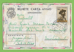 História Postal - Filatelia - Aerograma - Aerogram - Avião - Militar - Stamps - Timbres - Philately  - Angola - Portugal - Cartas & Documentos